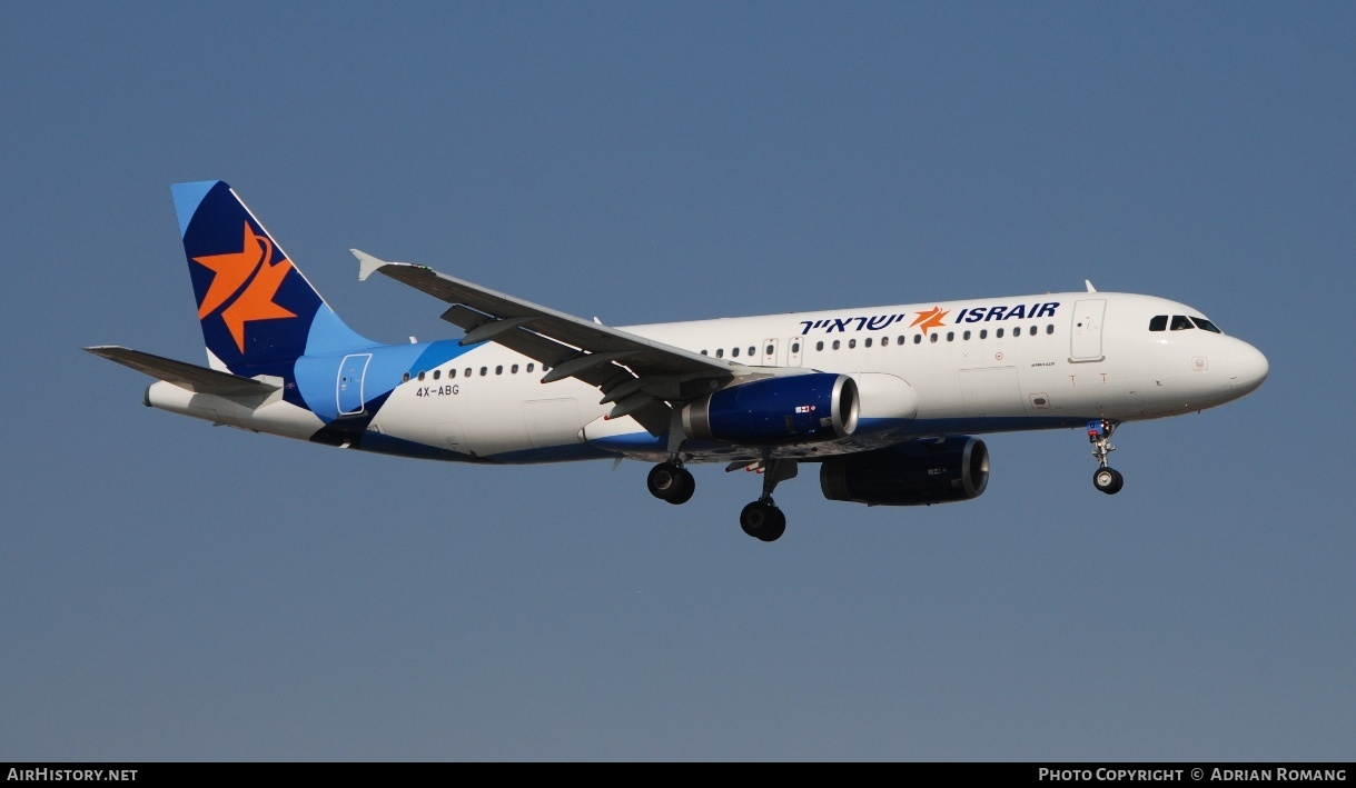 Aircraft Photo of 4X-ABG | Airbus A320-232 | Israir | AirHistory.net #316881