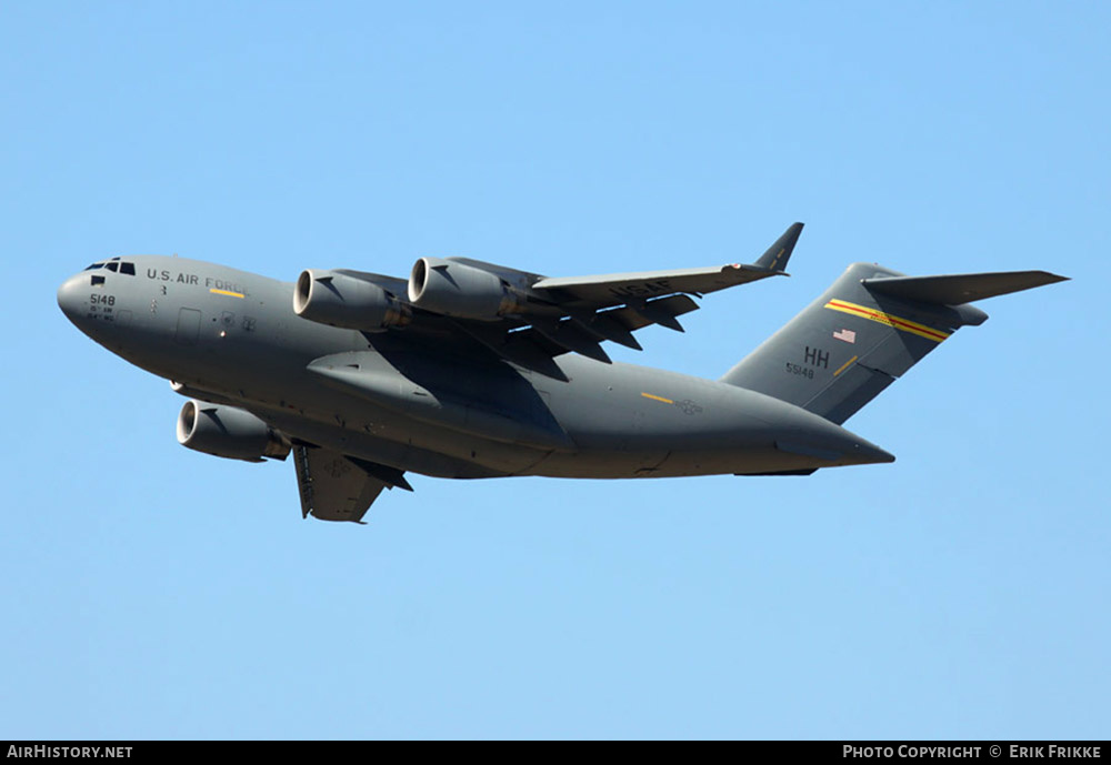 Aircraft Photo of 05-5148 | Boeing C-17A Globemaster III | USA - Air Force | AirHistory.net #316923