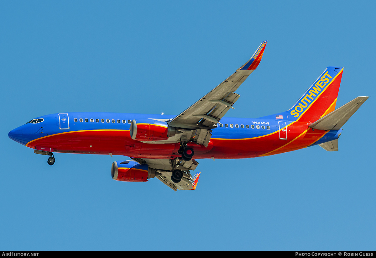 Aircraft Photo of N604SW | Boeing 737-3H4 | Southwest Airlines | AirHistory.net #316925