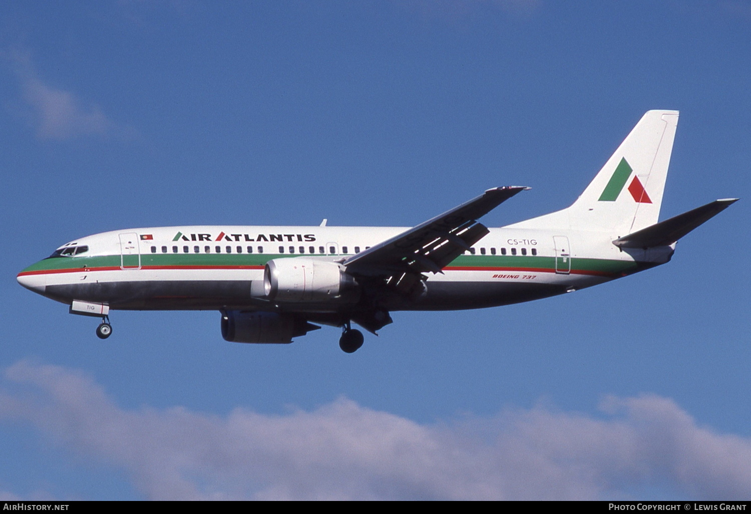 Aircraft Photo of CS-TIG | Boeing 737-3K9 | Air Atlantis | AirHistory.net #316948