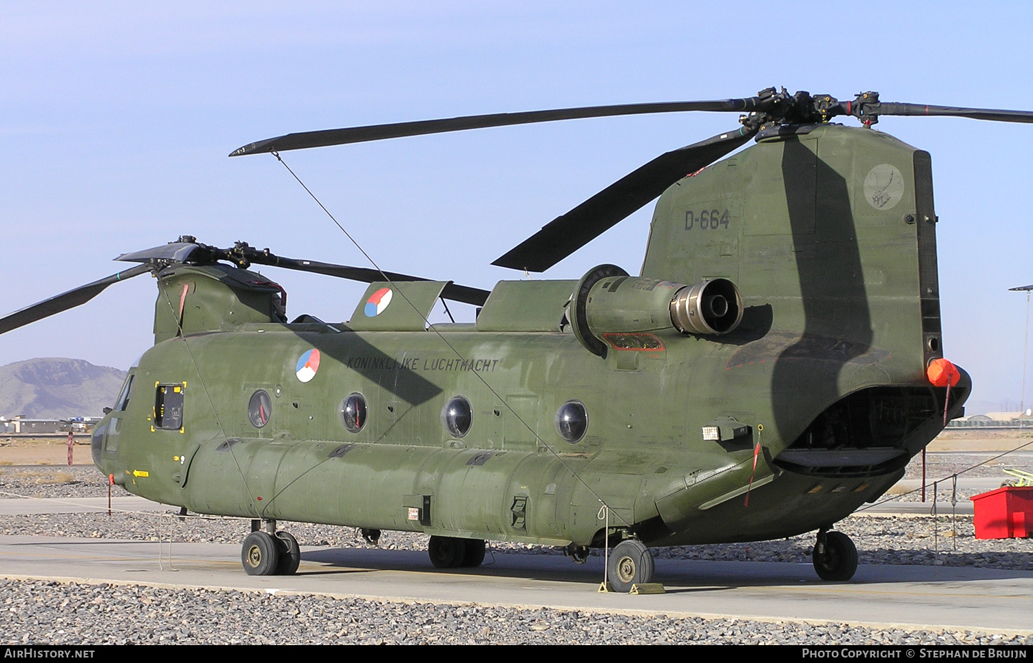 Aircraft Photo of D-664 | Boeing CH-47D Chinook (414) | Netherlands - Air Force | AirHistory.net #316956