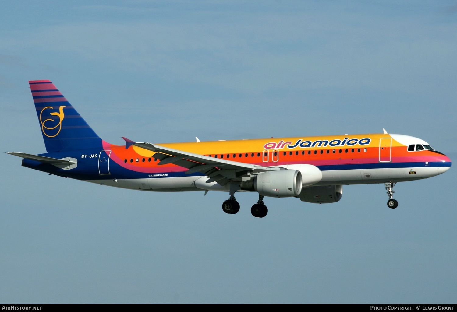 Aircraft Photo of 6Y-JAG | Airbus A320-214 | Air Jamaica | AirHistory.net #316961