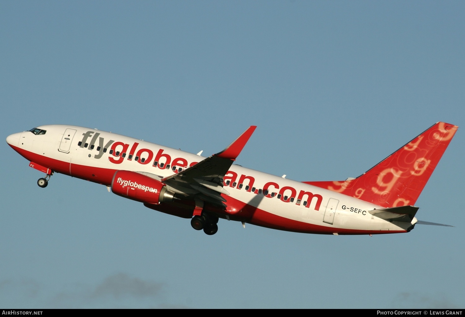 Aircraft Photo of G-SEFC | Boeing 737-7Q8 | Flyglobespan | AirHistory.net #316967