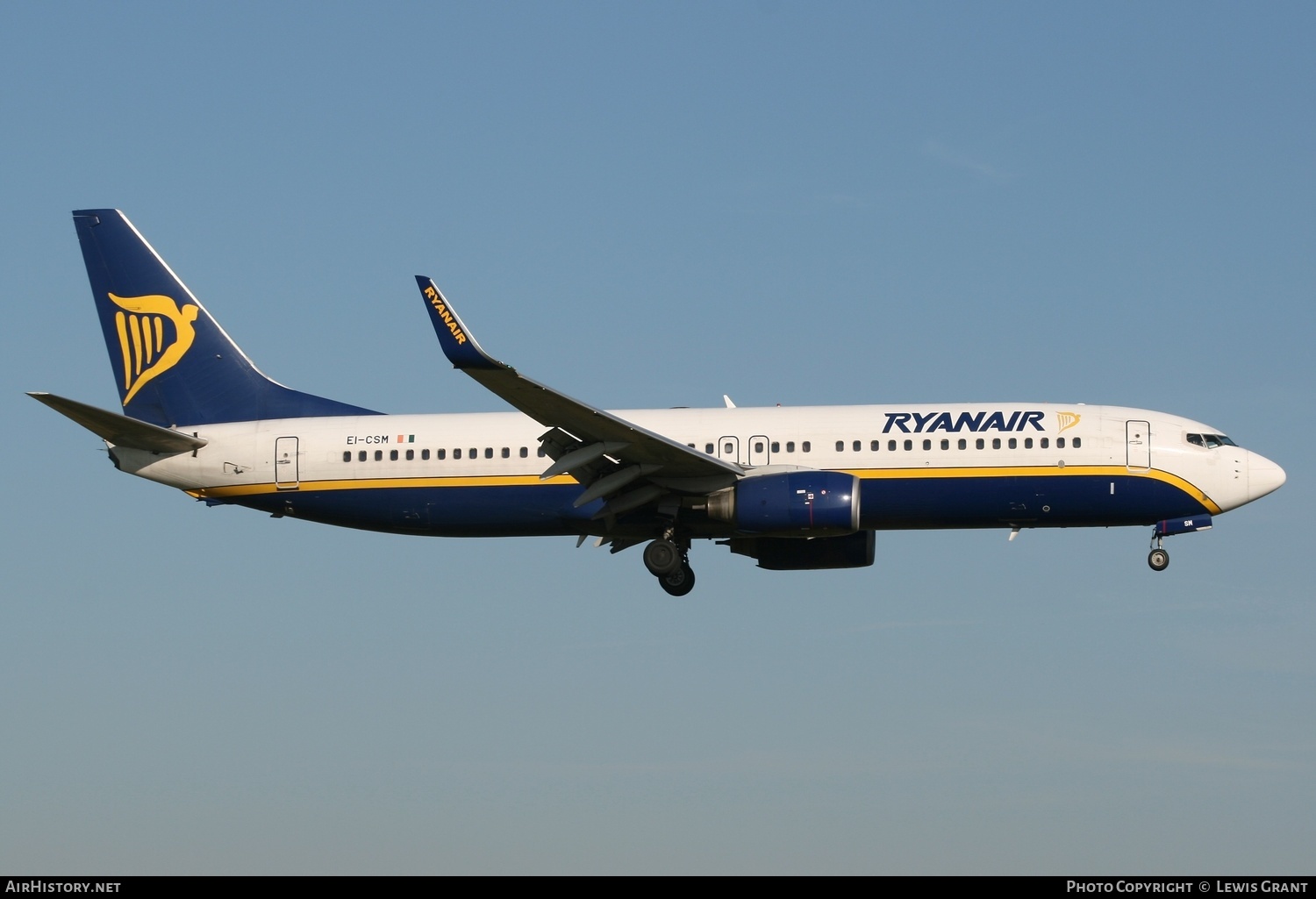 Aircraft Photo of EI-CSM | Boeing 737-8AS | Ryanair | AirHistory.net #316968