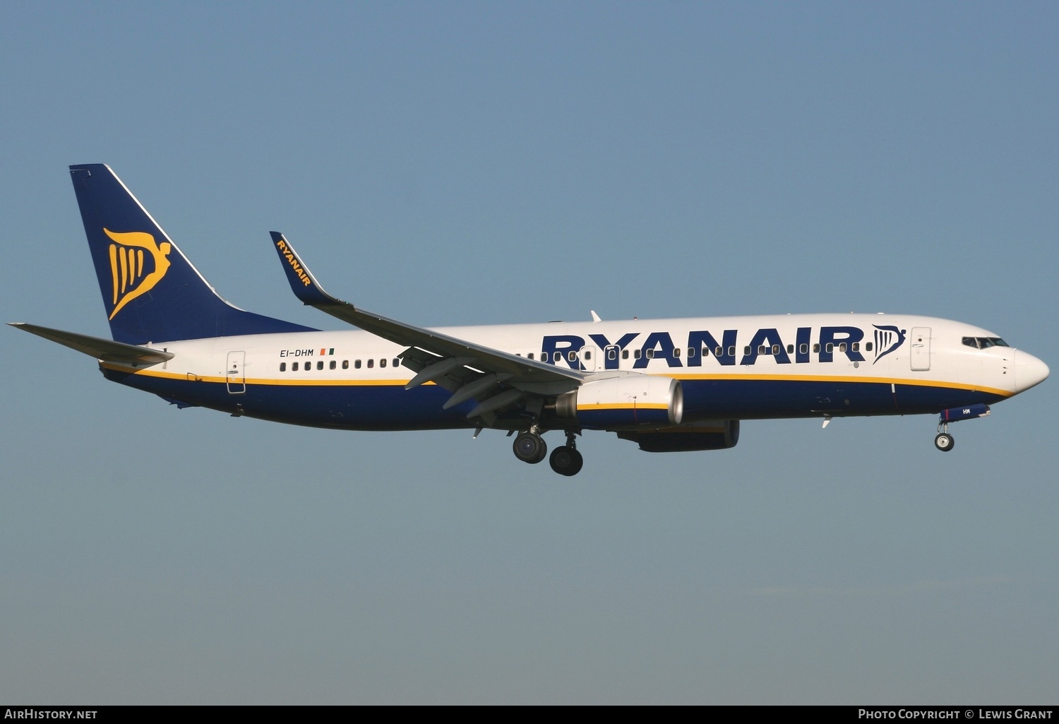 Aircraft Photo of EI-DHM | Boeing 737-8AS | Ryanair | AirHistory.net #316969