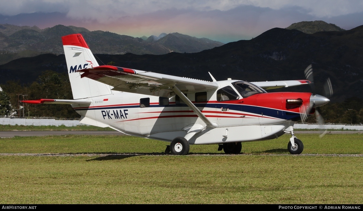 Aircraft Photo of PK-MAF | Quest Kodiak 100 | Mission Aviation Fellowship - MAF | AirHistory.net #316981