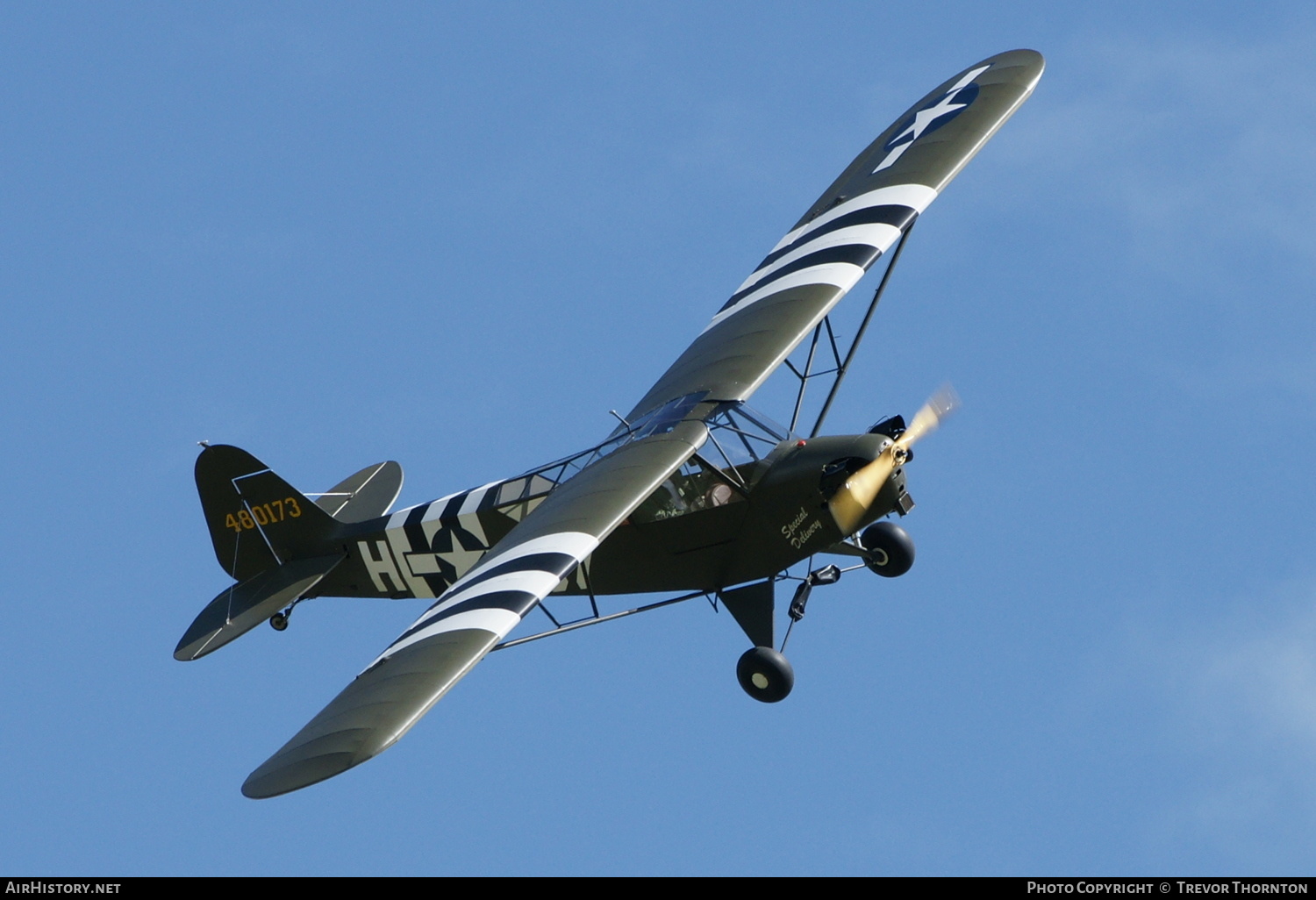 Aircraft Photo of G-RRSR / 480173 | Piper J-3C-65 Cub | USA - Air Force | AirHistory.net #316987