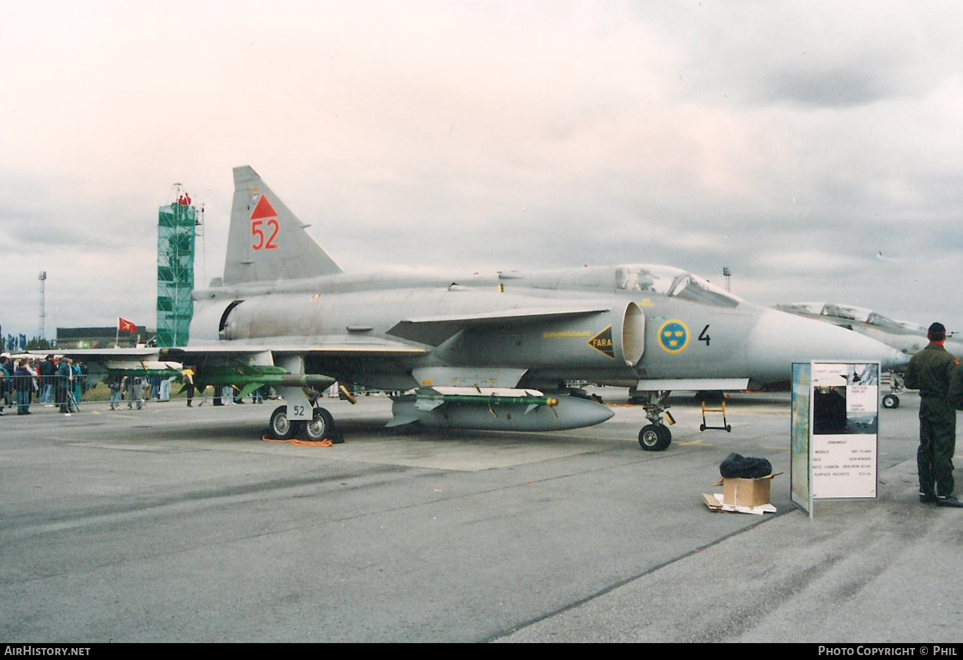 Aircraft Photo of 37382 | Saab JA37 Viggen | Sweden - Air Force | AirHistory.net #316989