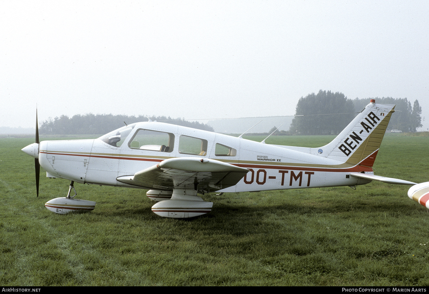 Aircraft Photo of OO-TMT | Piper PA-28-161 Cherokee Warrior II | Ben-Air | AirHistory.net #317019