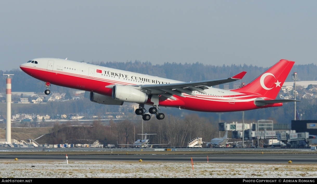 Aircraft Photo of TC-TUR | Airbus A330-243 | Turkey Government | AirHistory.net #317049