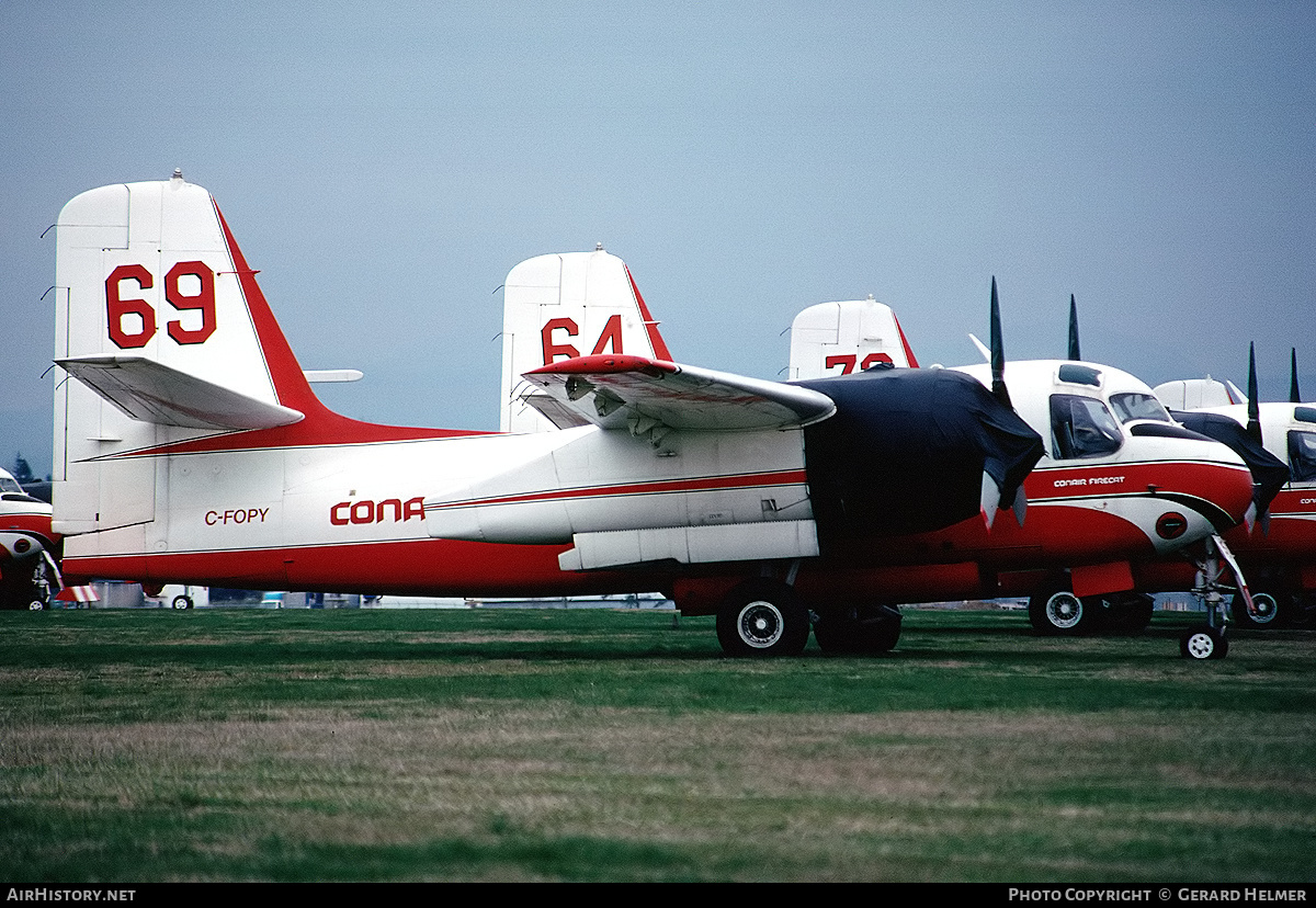 Aircraft Photo of C-FOPY | Conair CS2F Firecat | Conair Aviation | AirHistory.net #317061