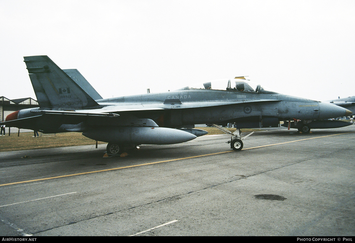 Aircraft Photo of 188922 | McDonnell Douglas CF-188B Hornet | Canada - Air Force | AirHistory.net #317063