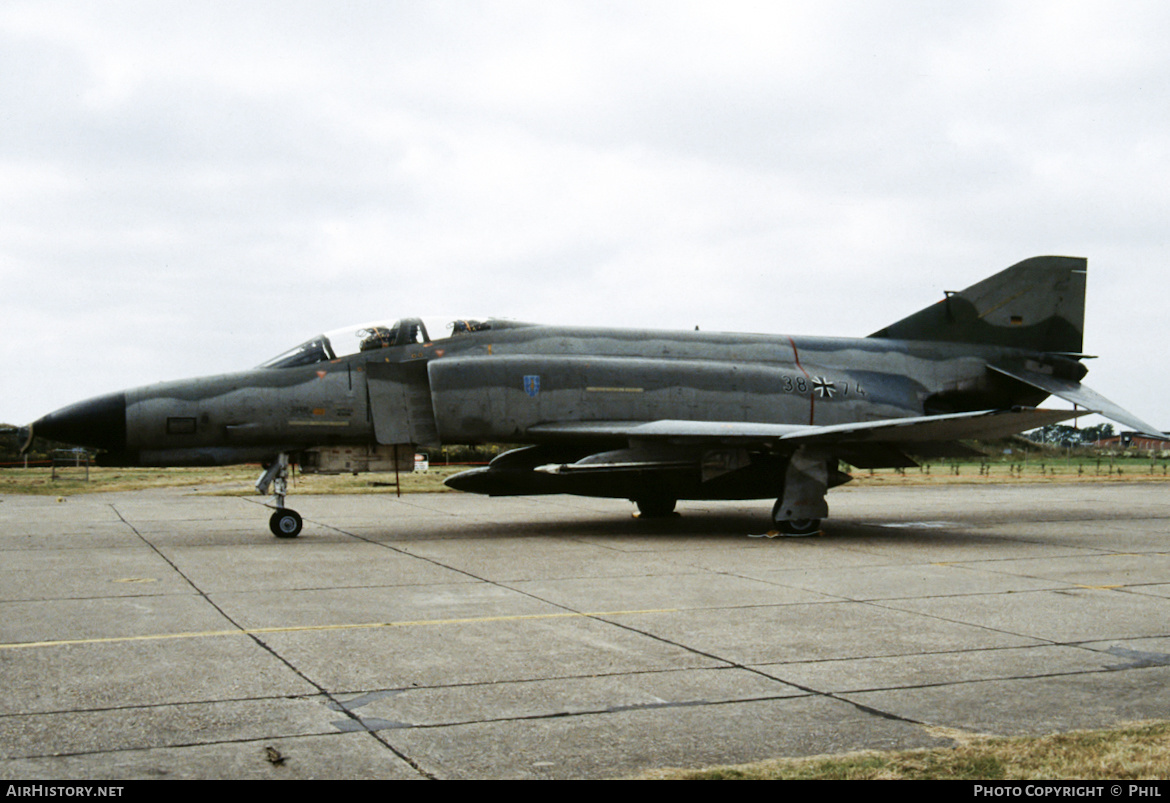Aircraft Photo of 3874 | McDonnell Douglas F-4F Phantom II | Germany - Air Force | AirHistory.net #317064