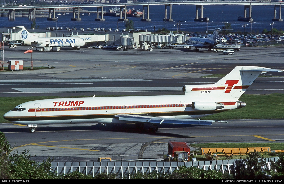 Aircraft Photo of N918TS | Boeing 727-225 | Trump Shuttle | AirHistory.net #317070