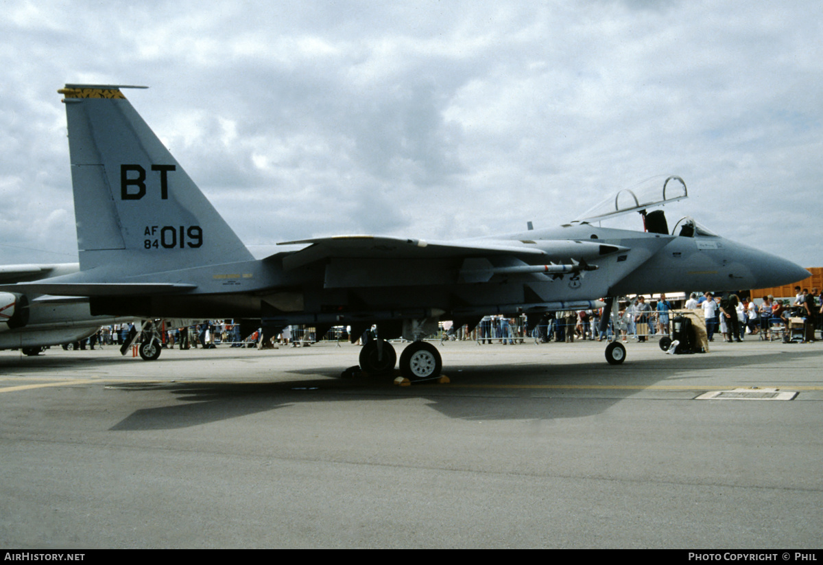 Aircraft Photo of 84-0019 / AF84-019 | McDonnell Douglas F-15C Eagle | USA - Air Force | AirHistory.net #317080