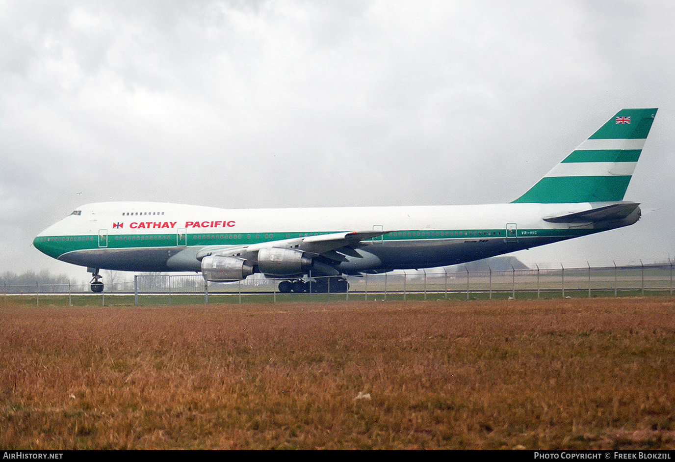 Aircraft Photo of VR-HIC | Boeing 747-267B | Cathay Pacific Airways | AirHistory.net #317087