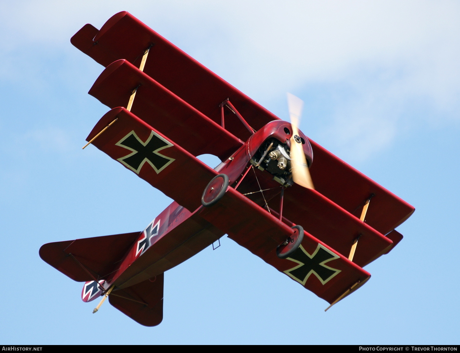 Aircraft Photo of G-FOKK / 477/17 | Fokker Dr.1 (replica) | Germany - Air Force | AirHistory.net #317092