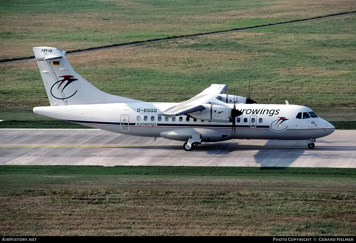 Aircraft Photo of D-BQQQ | ATR ATR-42-500 | Eurowings | AirHistory.net #317095