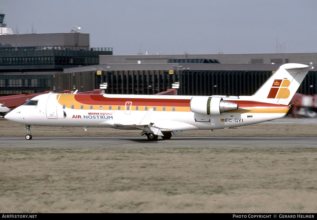 Aircraft Photo of EC-GYI | Bombardier CRJ-200ER (CL-600-2B19) | Iberia Regional | AirHistory.net #317097