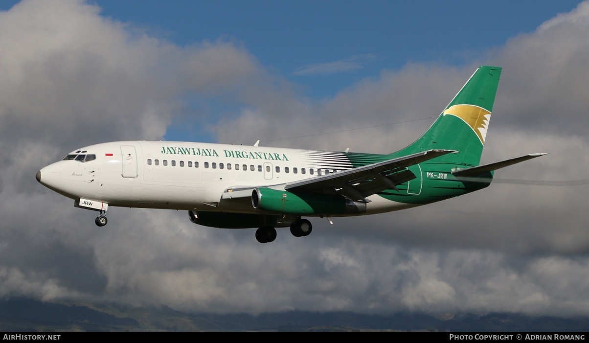 Aircraft Photo of PK-JRW | Boeing 737-210C | DAS - Dirgantara Air Service | Jayawijaya Dirgantara | AirHistory.net #317142