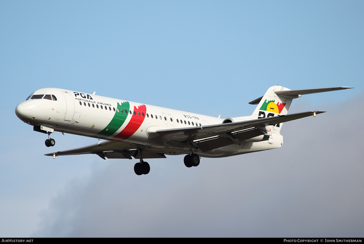 Aircraft Photo of CS-TPA | Fokker 100 (F28-0100) | Portugália Airlines - PGA | AirHistory.net #317148