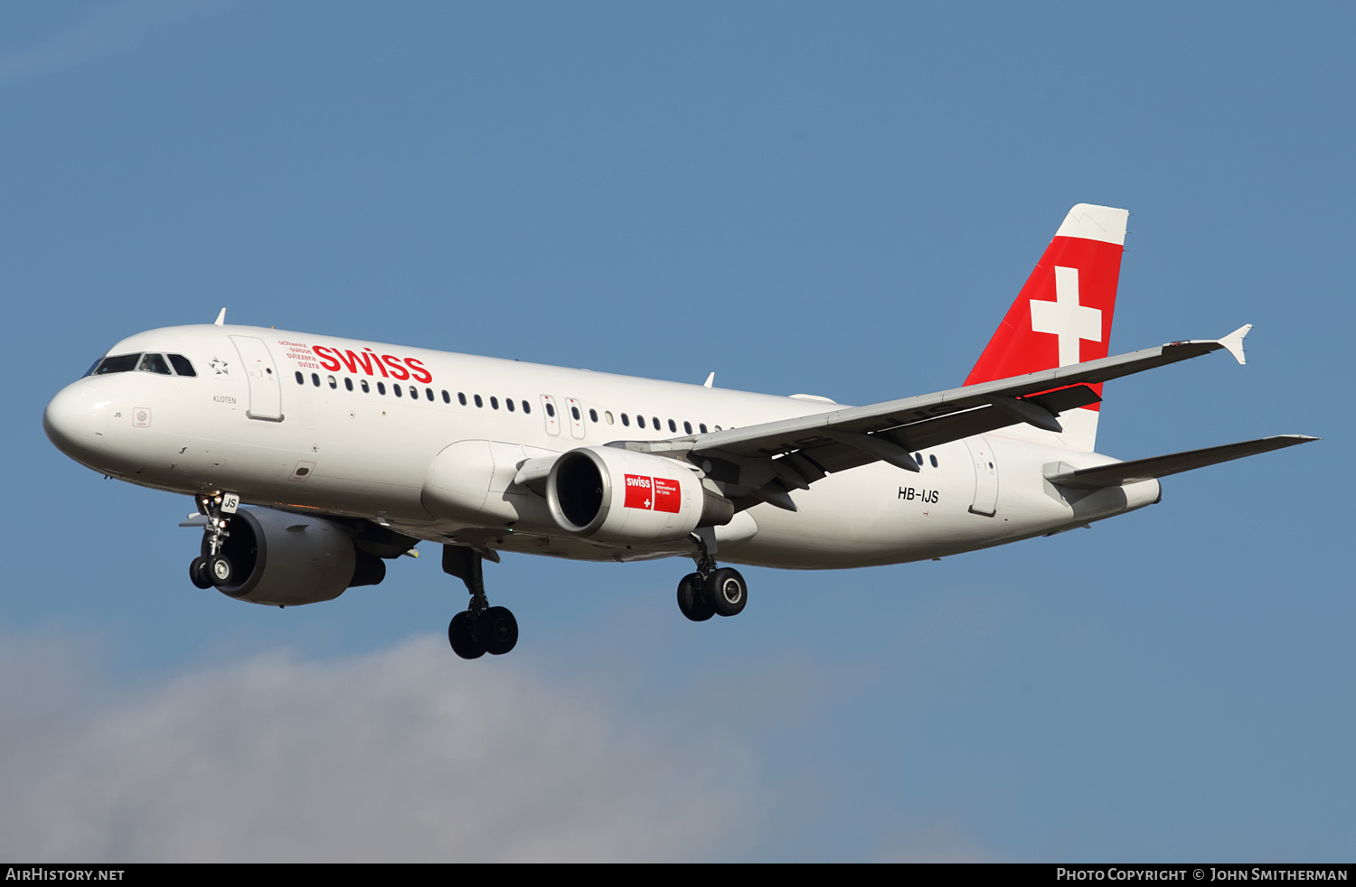 Aircraft Photo of HB-IJS | Airbus A320-214 | Swiss International Air Lines | AirHistory.net #317151