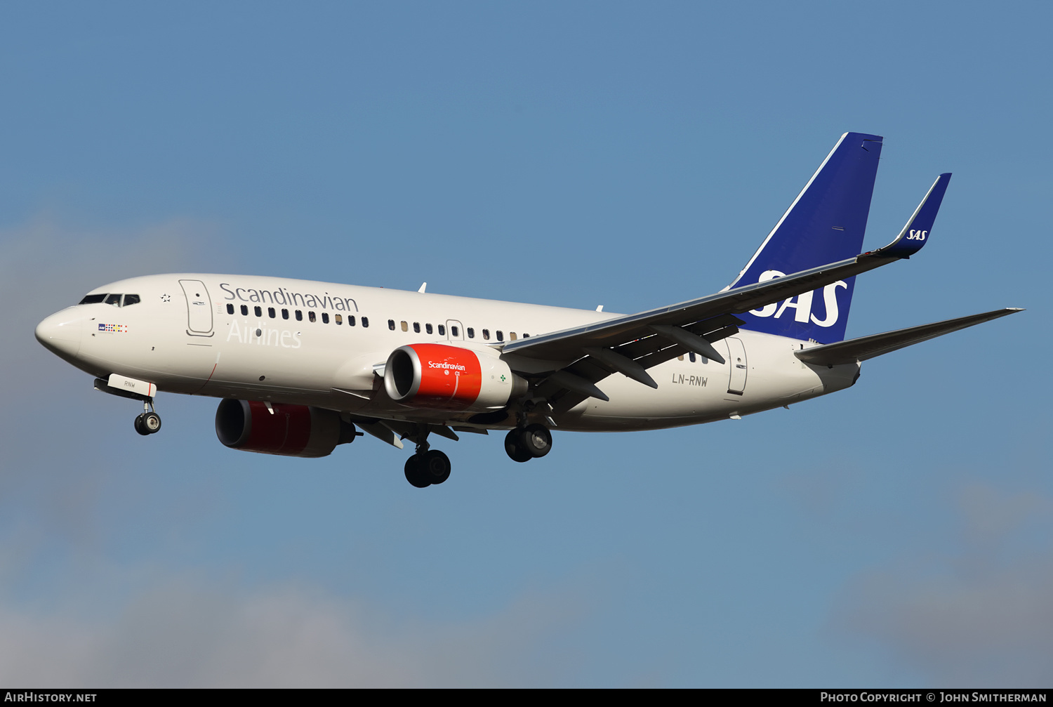 Aircraft Photo of LN-RNW | Boeing 737-783 | Scandinavian Airlines - SAS | AirHistory.net #317154