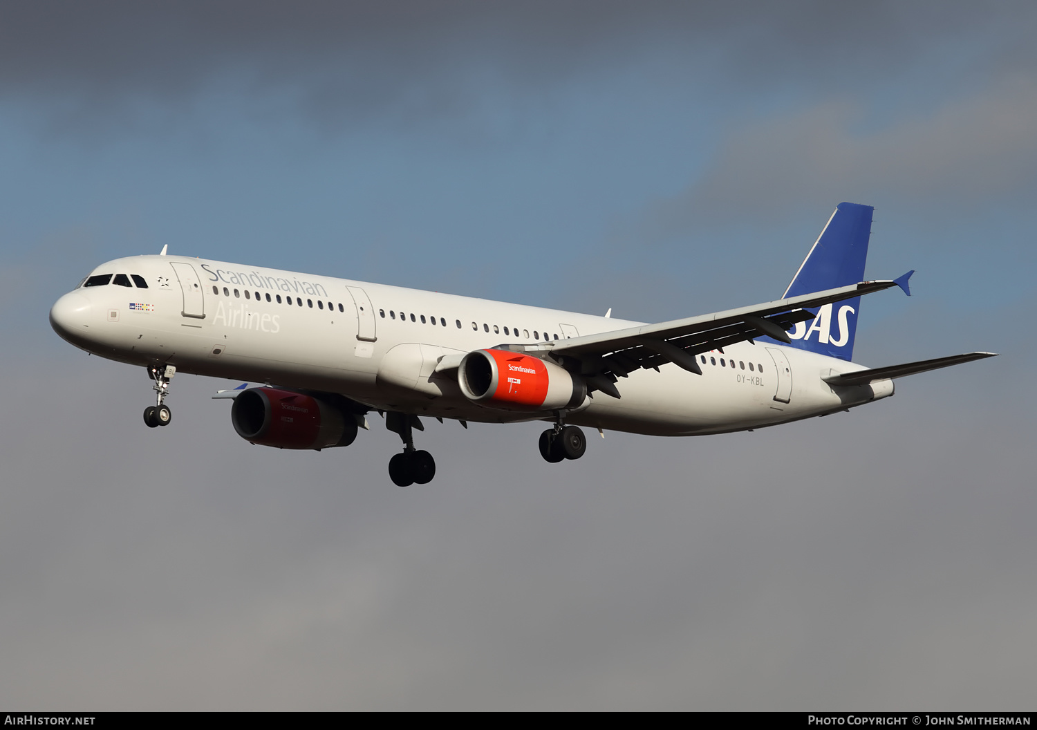 Aircraft Photo of OY-KBL | Airbus A321-232 | Scandinavian Airlines - SAS | AirHistory.net #317169