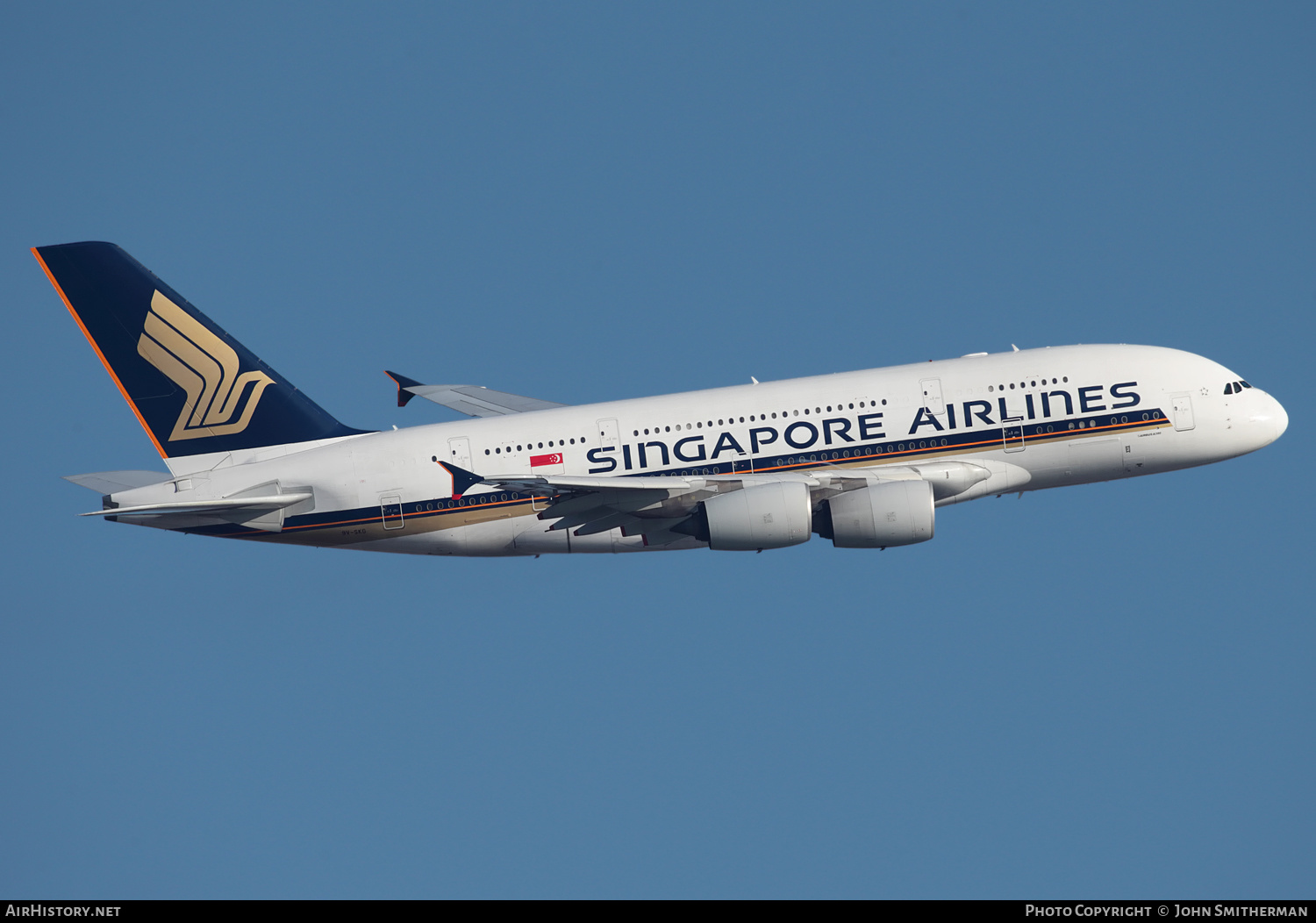 Aircraft Photo of 9V-SKG | Airbus A380-841 | Singapore Airlines | AirHistory.net #317180