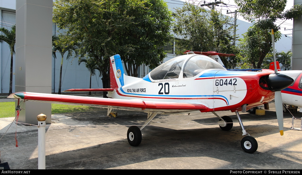 Aircraft Photo of B.F16-20/18 / 20 | New Zealand CT-4A Airtrainer | Thailand - Air Force | AirHistory.net #317193