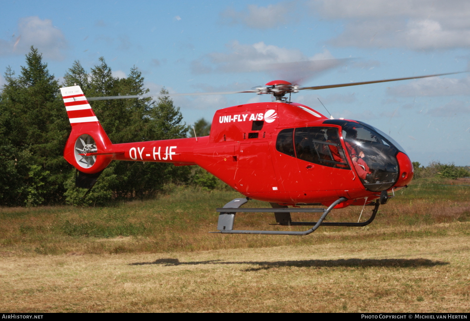 Aircraft Photo of OY-HJF | Eurocopter EC-120B Colibri | Uni-Fly | AirHistory.net #317217