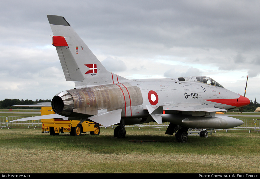 Aircraft Photo of G-183 | North American F-100D Super Sabre | Denmark - Air Force | AirHistory.net #317257