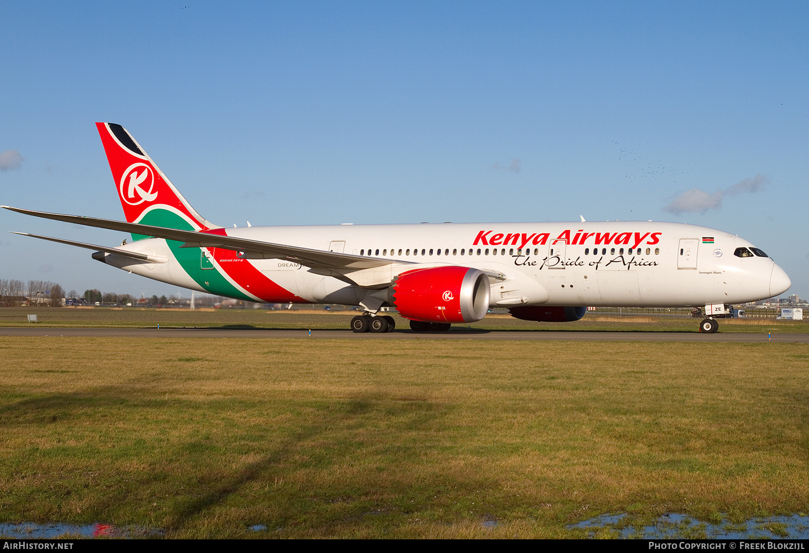Aircraft Photo of 5Y-KZE | Boeing 787-8 Dreamliner | Kenya Airways | AirHistory.net #317264