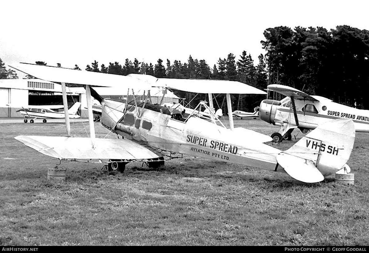 Aircraft Photo of VH-SSH | De Havilland D.H. 82A Tiger Moth | Super Spread Aviation | AirHistory.net #317302