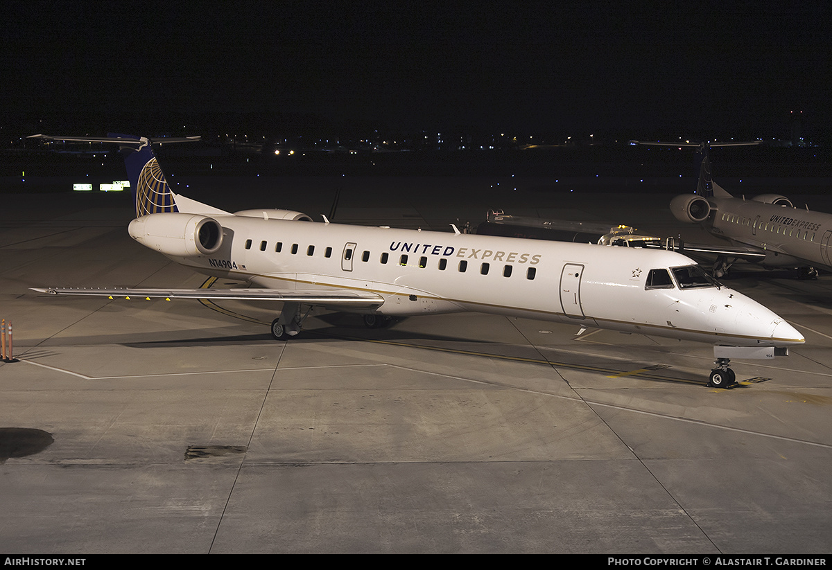 Aircraft Photo of N14904 | Embraer ERJ-145LR (EMB-145LR) | United Express | AirHistory.net #317308