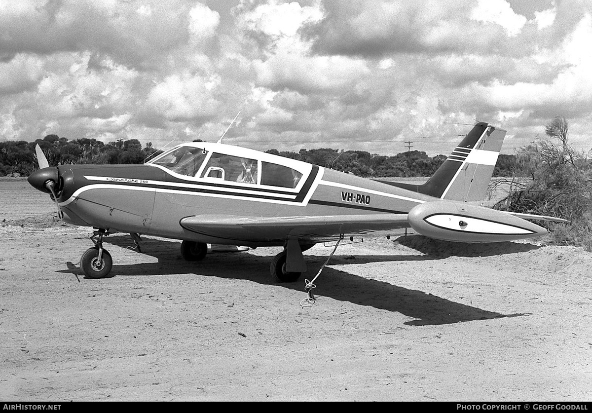 Aircraft Photo of VH-PAO | Piper PA-24-250 Comanche | AirHistory.net #317312