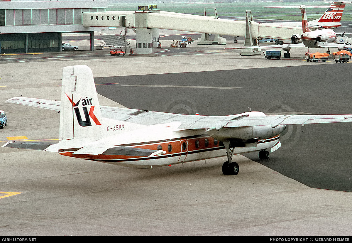 Aircraft Photo of G-ASKK | Handley Page HPR-7 Herald 211 | Air UK | AirHistory.net #317325