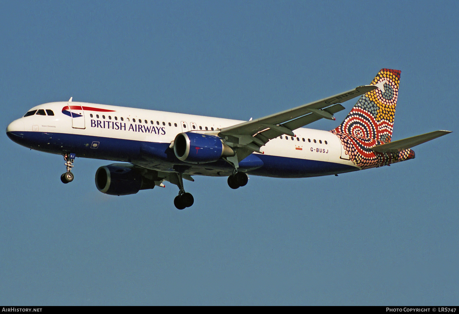 Aircraft Photo of G-BUSJ | Airbus A320-211 | British Airways | AirHistory.net #317331