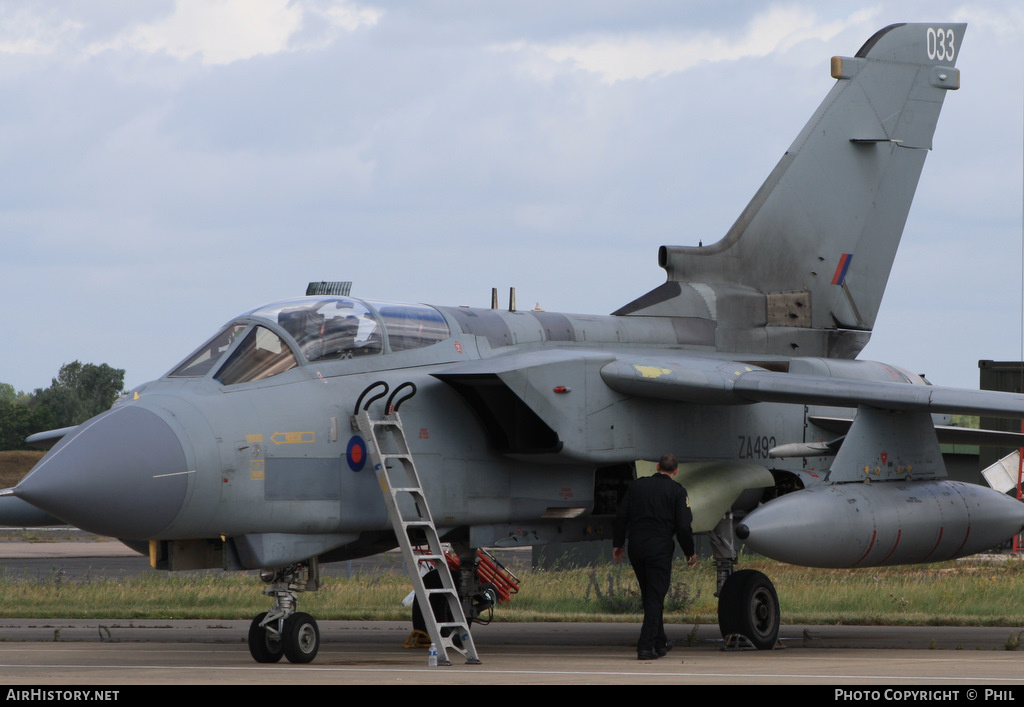 Aircraft Photo of ZA492 | Panavia Tornado GR4 | UK - Air Force | AirHistory.net #317348