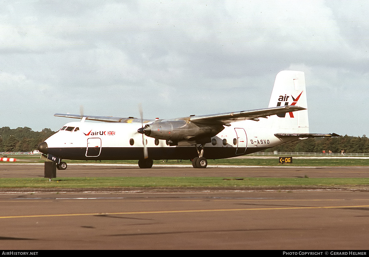 Aircraft Photo of G-ASVO | Handley Page HPR-7 Herald 214 | Air UK | AirHistory.net #317355