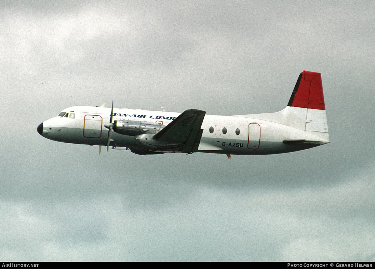 Aircraft Photo of G-AZSU | Hawker Siddeley HS-748 Srs2A/232 | Dan-Air London | AirHistory.net #317358