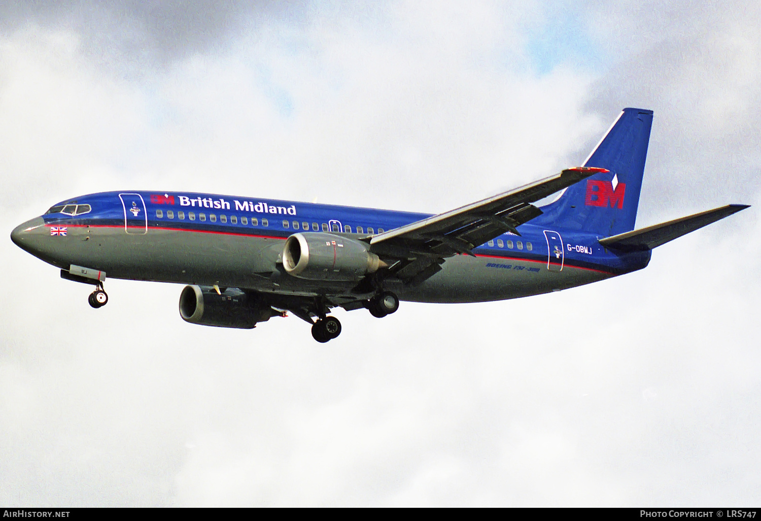 Aircraft Photo of G-OBMJ | Boeing 737-33A | British Midland Airways - BMA | AirHistory.net #317364