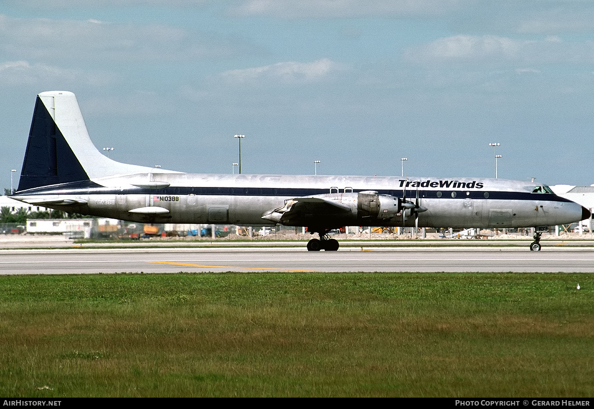 Aircraft Photo of N103BB | Canadair CL-44D4-2 | Tradewinds International Airlines | AirHistory.net #317392