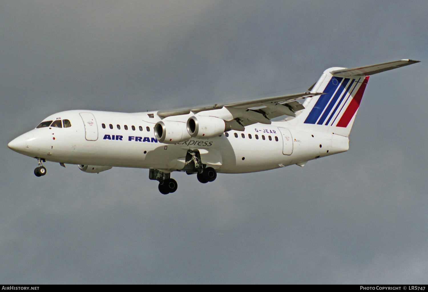 Aircraft Photo of G-JEAR | British Aerospace BAe-146-200A | Air France Express | AirHistory.net #317402