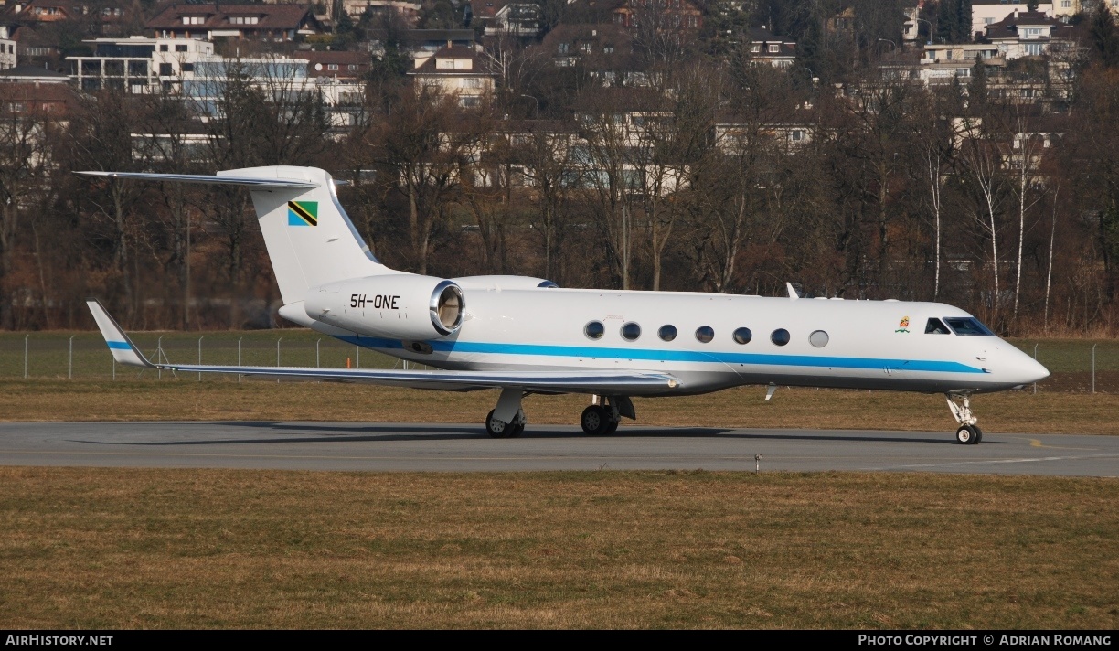 Aircraft Photo of 5H-ONE | Gulfstream Aerospace G-V-SP Gulfstream G550 | Tanzania Government | AirHistory.net #317410