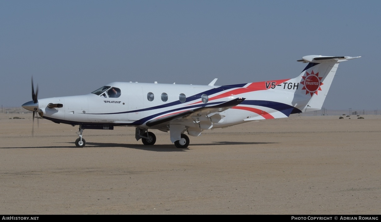 Aircraft Photo of V5-TGH | Pilatus PC-12NG (PC-12/47E) | Trustco Air Services | AirHistory.net #317439