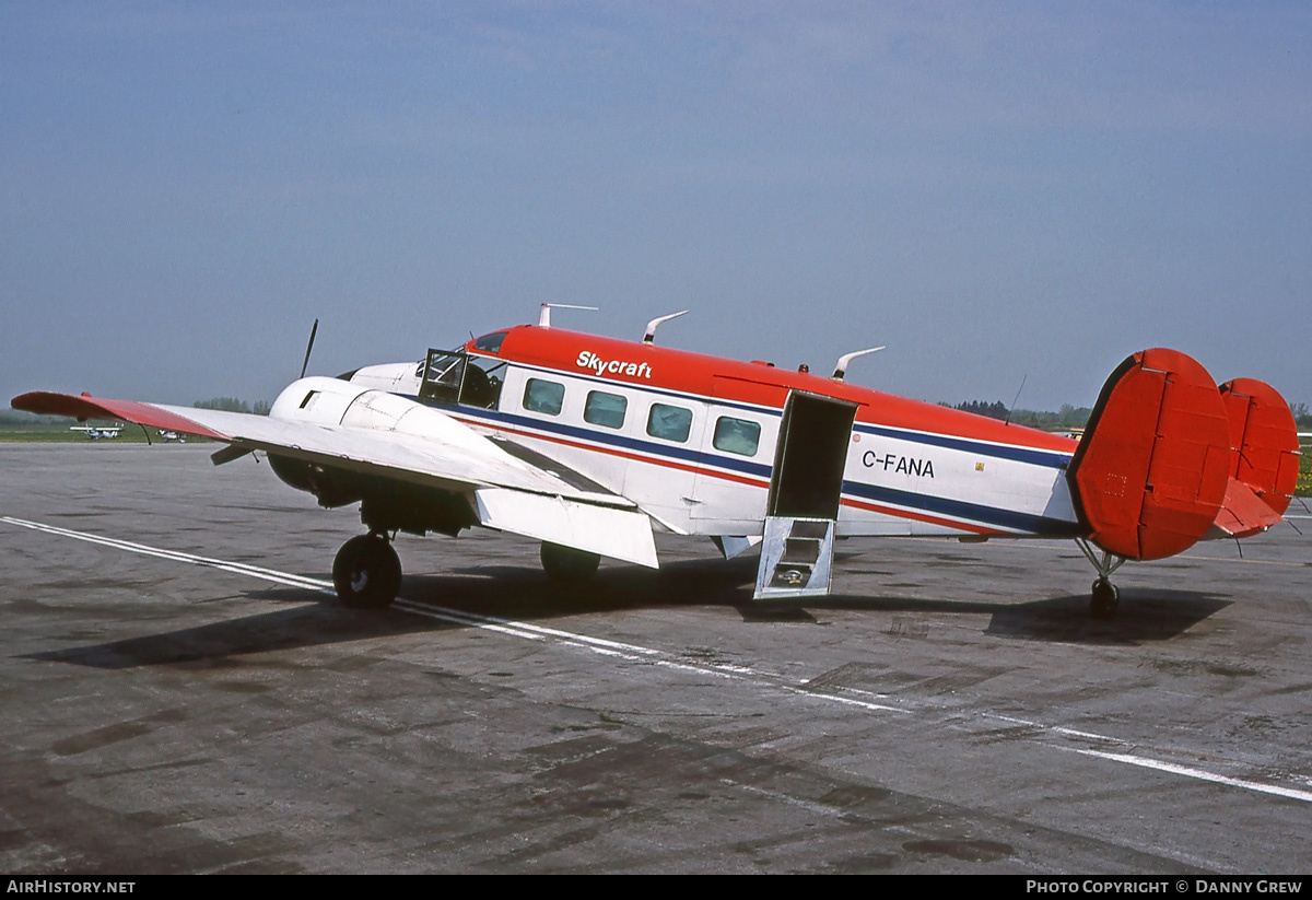 Aircraft Photo of C-FANA | Beech E18S | Skycraft Air Transport | AirHistory.net #317453