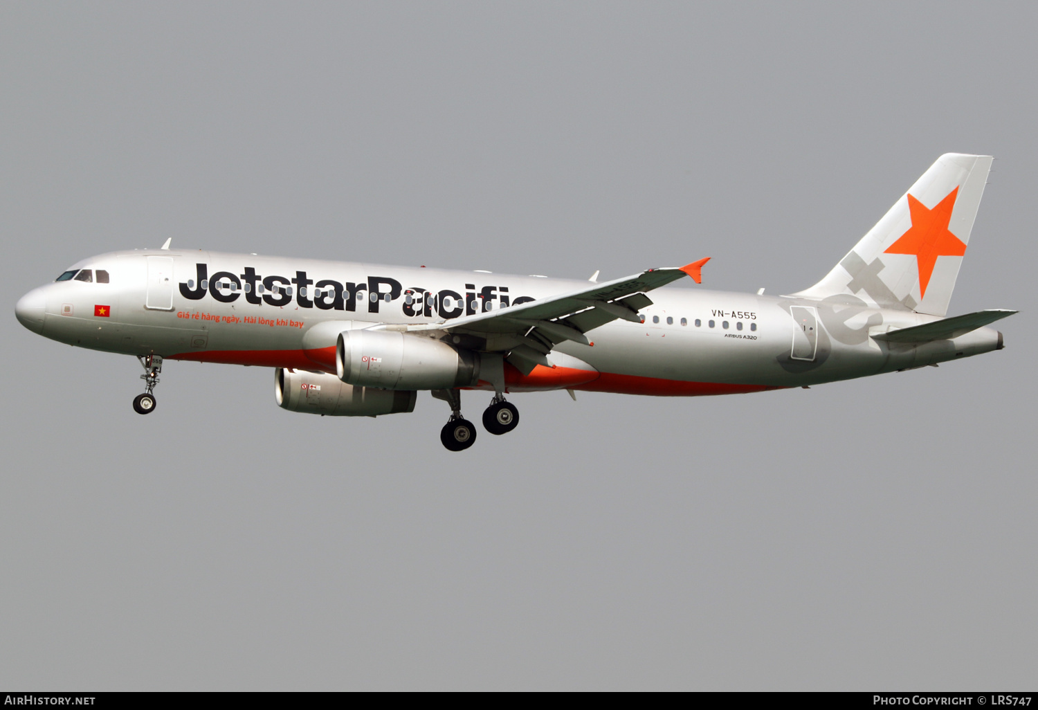 Aircraft Photo of VN-A555 | Airbus A320-232 | Jetstar Pacific Airways | AirHistory.net #317465
