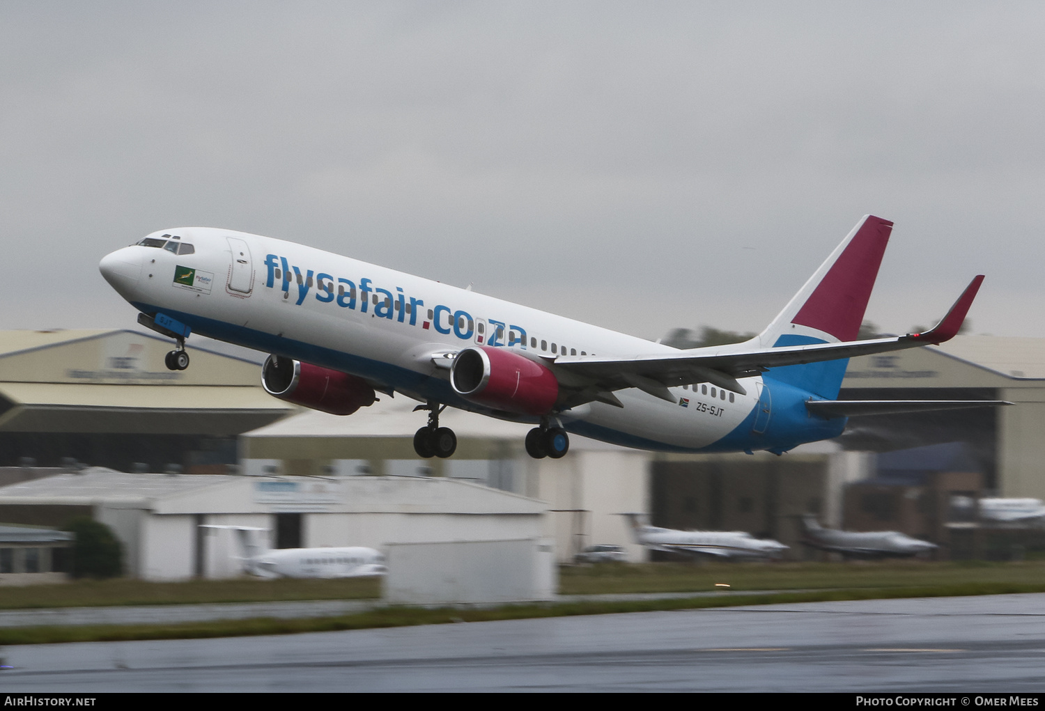 Aircraft Photo of ZS-SJT | Boeing 737-844 | FlySafair | AirHistory.net #317469