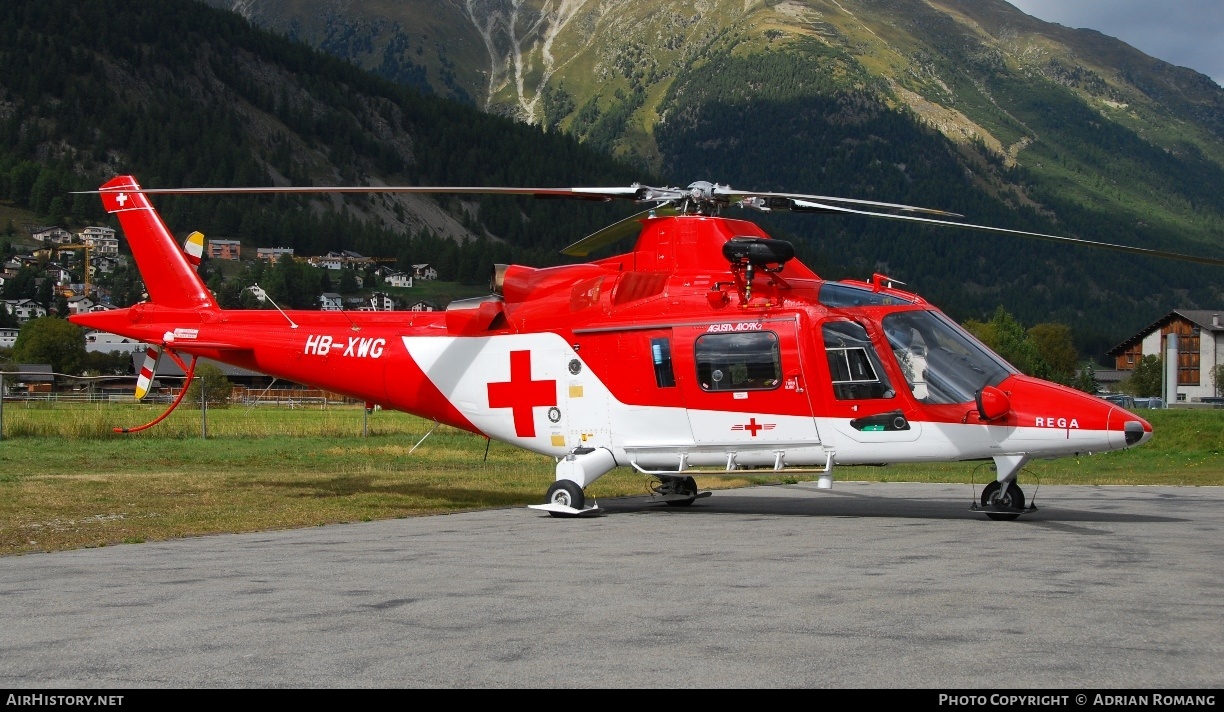 Aircraft Photo of HB-XWG | Agusta A-109K-2 | REGA - Swiss Air Ambulance | AirHistory.net #317474